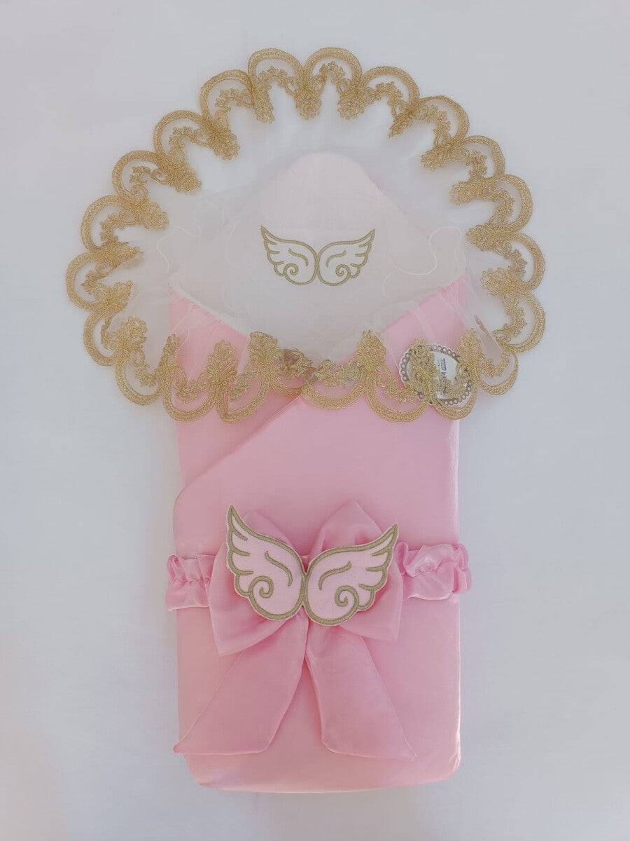 Swaddle Blanket with Tulle and Bow
