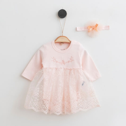Lace Skirted Bodysuit 0-12M