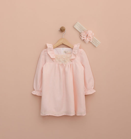 Baby Girls Dress with Headband 3-18M