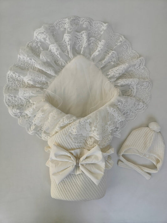Baby Swaddle with Hat