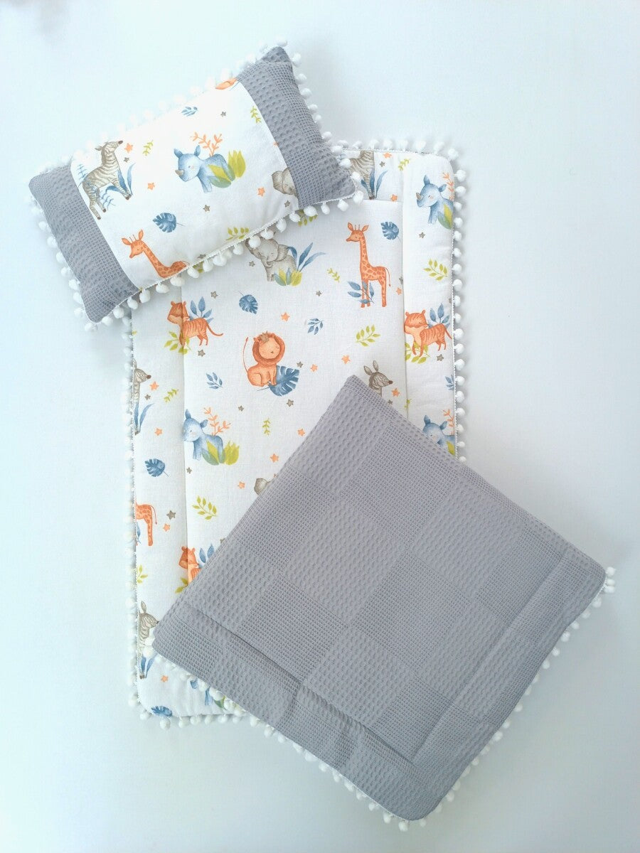 Stroller Cushion Blanket Set