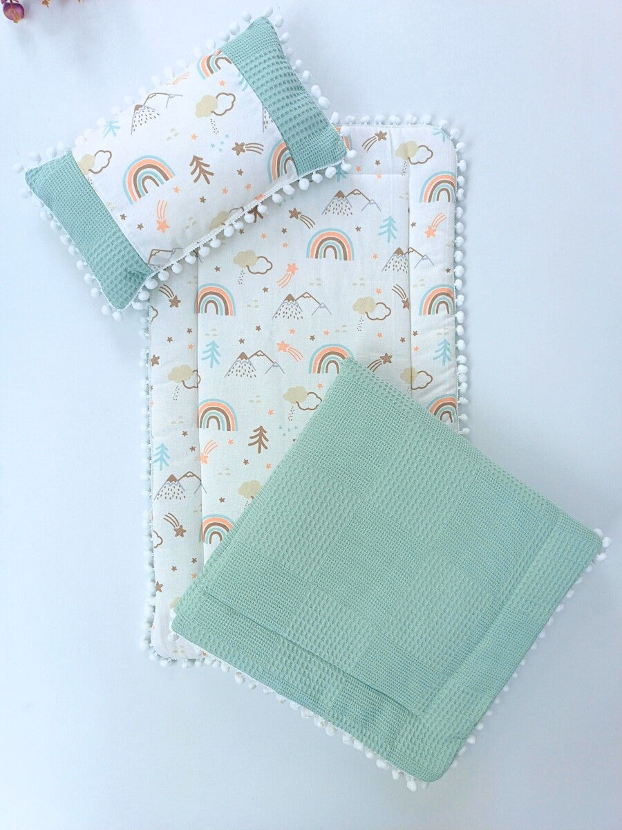 Stroller Cushion Blanket Set
