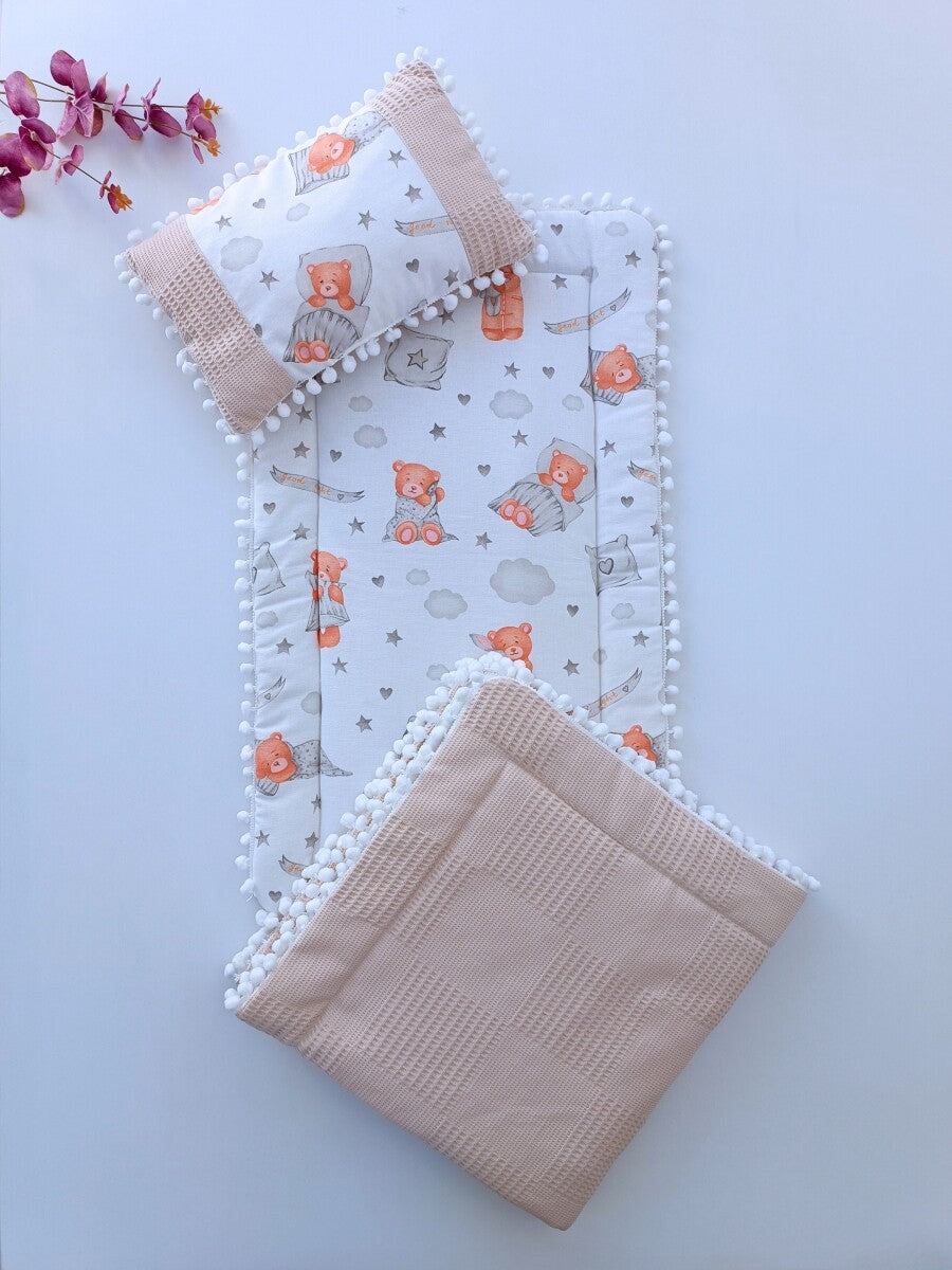 Stroller Cushion Blanket Set
